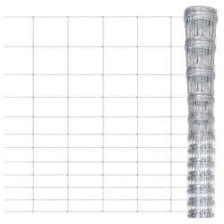 Gartenzaun Verzinkter Stahl Silbern 50x1,6 m