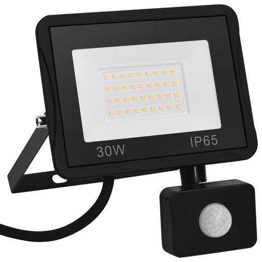 LED-Fluter mit Sensor 30 W Warmwei�