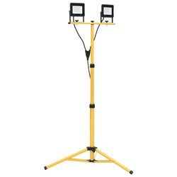 LED-Fluter mit Stativ 2x30 W Warmwei�