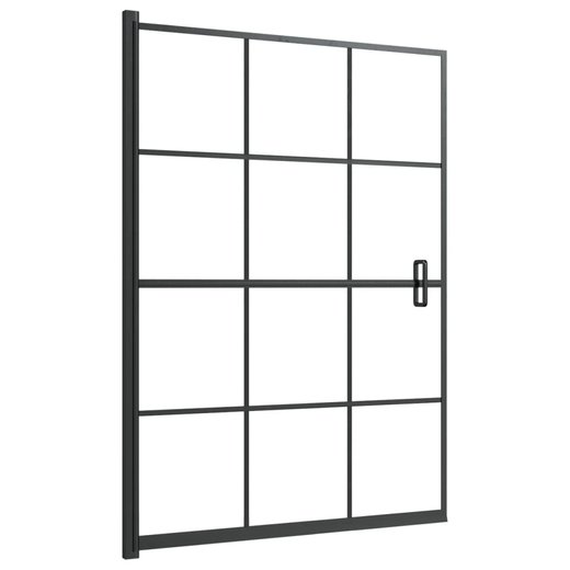 Duschkabine ESG 100x140 cm Schwarz