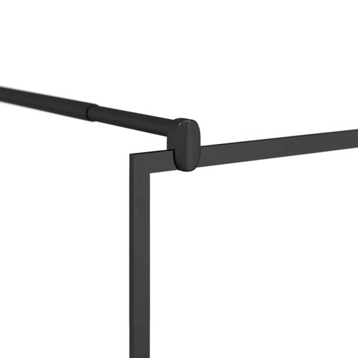 Duschwand fr Begehbare Dusche mit Klarem ESG Glas 90x195 cm