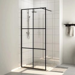 Duschwand f�r Begehbare Dusche mit Klarem ESG Glas 90x195 cm