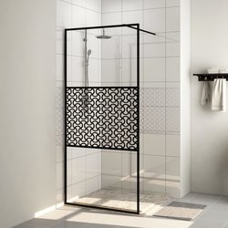 Duschwand f�r Begehbare Dusche mit Klarem ESG Glas...