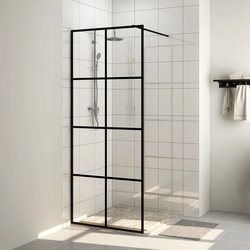 Duschwand f�r Begehbare Dusche mit Klarem ESG Glas 80x195 cm
