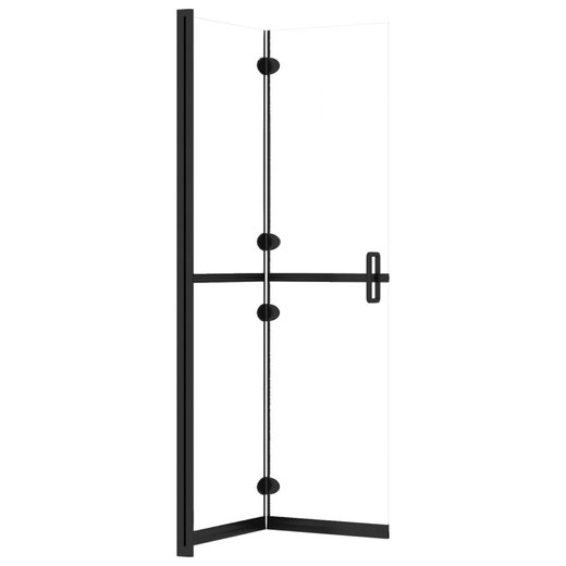 Faltbare begehbare Duschwand Transparentes ESG Glas 120x190 cm