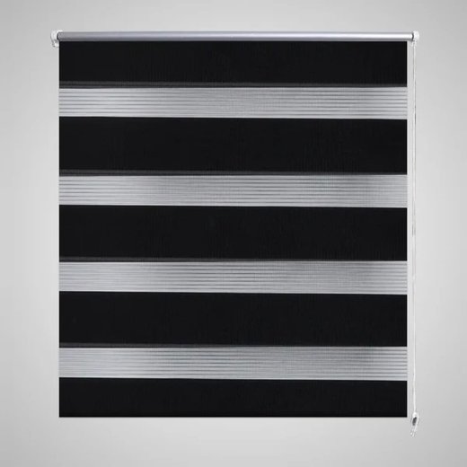 Doppelrollo Seitenzug Duo Rollo 100 x 175 cm schwarz