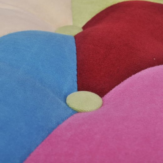 Franzsischer Sessel 2 Stk. Patchwork-Design Stoff
