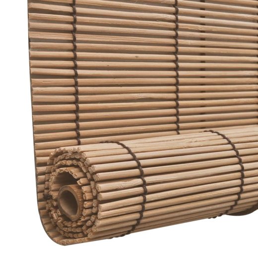 Braunes Bambusrollo 120 x 160 cm