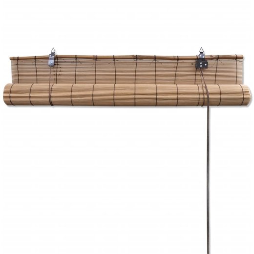 Braunes Bambusrollo 120 x 160 cm
