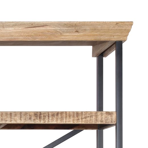 Sideboard mit Einlegebden Mangoholz Massiv 120 x 35 x 200 cm
