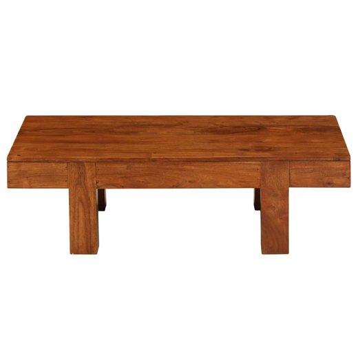 Couchtisch Akazienholz Massiv Palisander-Finish 100x50x30 cm