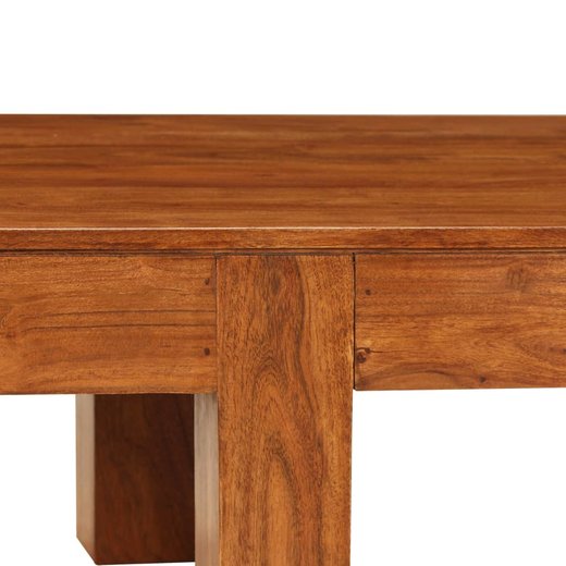 Couchtisch Akazienholz Massiv Palisander-Finish 100x50x30 cm