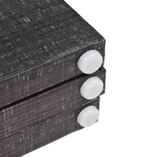 Raumteiler klappbar 228 x 170 cm Federn Schwarz-Wei