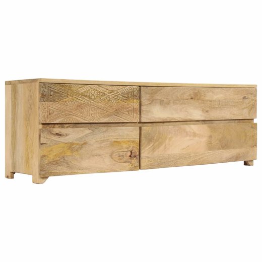 TV-Schrank Massivholz Mango 120 x 30 x 40 cm