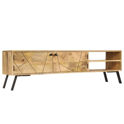 TV-Schrank Massivholz Mango 140 x 30 x 40 cm
