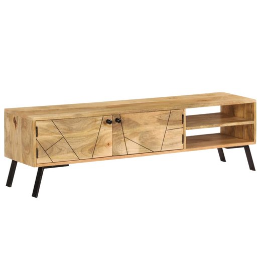 TV-Schrank Massivholz Mango 140 x 30 x 40 cm