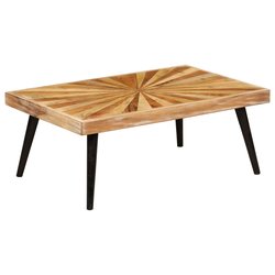 Couchtisch Mangoholz Massiv 90x55x36 cm