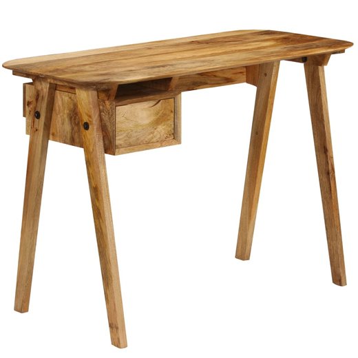 Schreibtisch 110x50x76 cm Mango Massivholz