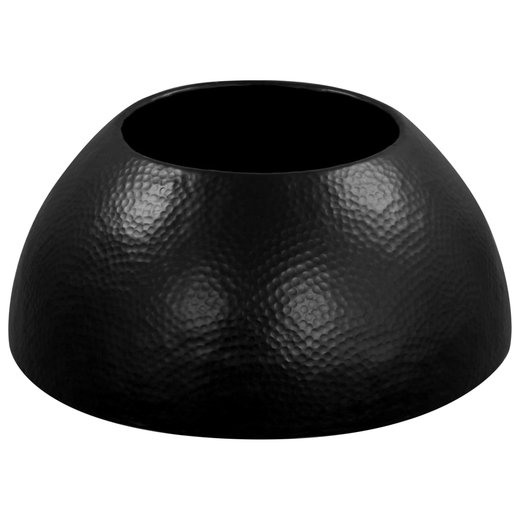 Couchtisch aus Gehmmertem Aluminium 70 x 30 cm Schwarz