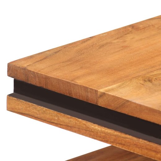 Couchtisch 100 x 45 x 33 cm Massivholz Akazie