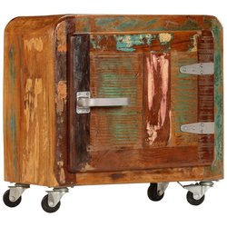 Nachttisch 50x30x50 cm Altholz Massiv