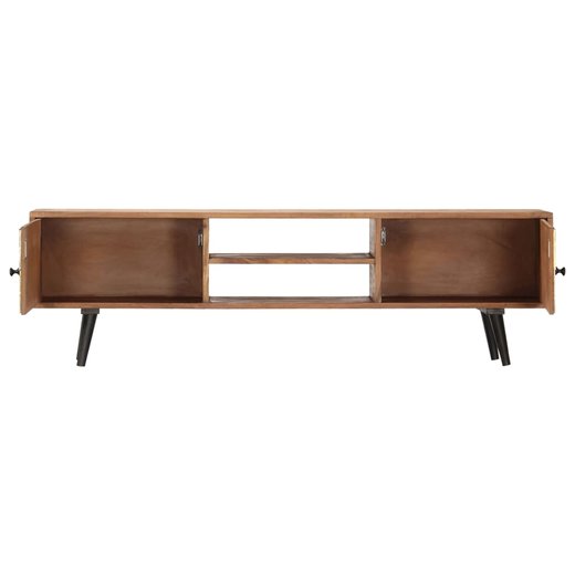 TV-Schrank 140 x 30 x 40 cm Massivholz Akazie