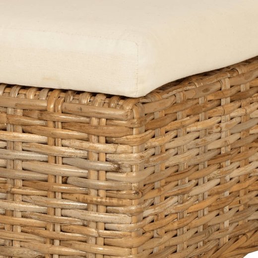 Esszimmersthle 6 Stk. Kubu-Rattan Mangoholz