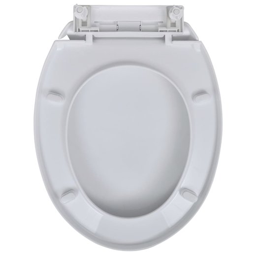 Toilettensitze mit Absenkautomatik 2 Stk. Kunststoff Wei