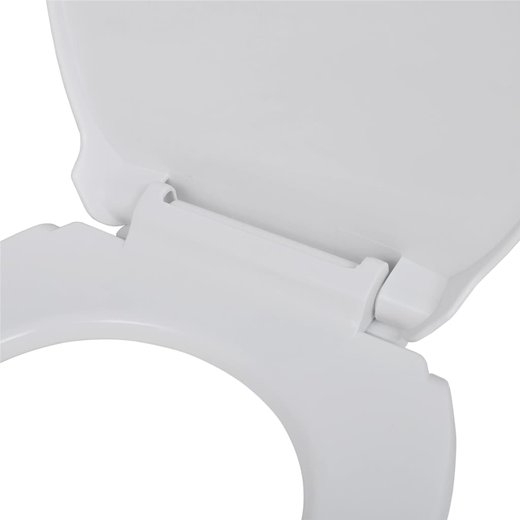Toilettensitze mit Absenkautomatik 2 Stk. Kunststoff Wei