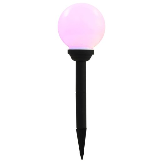 Solar-Auenleuchten 8 Stk. LED Kugelfrmig 15 cm RGB