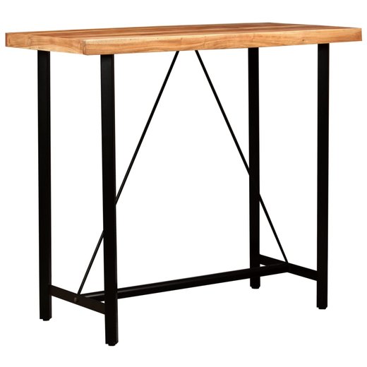 5-tlg. Bar-Set Palisander Massivholz und Echtleder