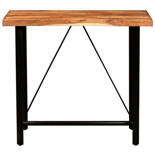 5-tlg. Bar-Set Palisander Massivholz und Echtleder