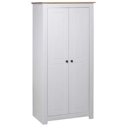 Kleiderschrank Wei 8050171,5 cm Kiefer Massiv Panama...
