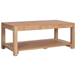 Couchtisch 1005040 cm Massivholz Teak