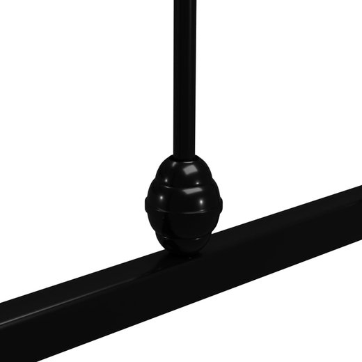 Bettgestell Schwarz Metall 180200 cm