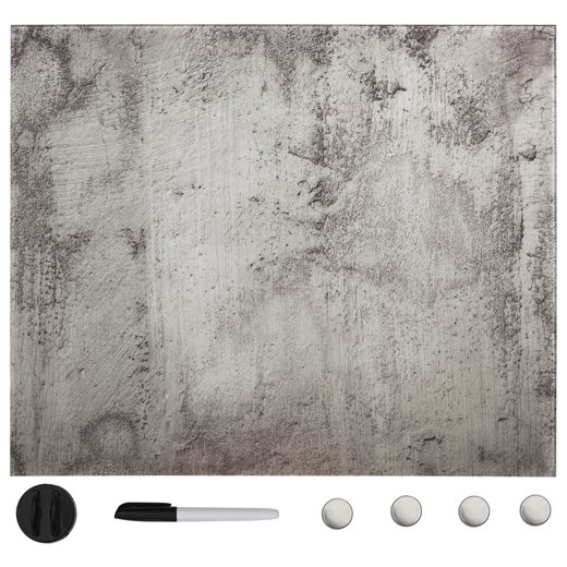 Magnettafel Wandmontage Glas 60 x 60 cm