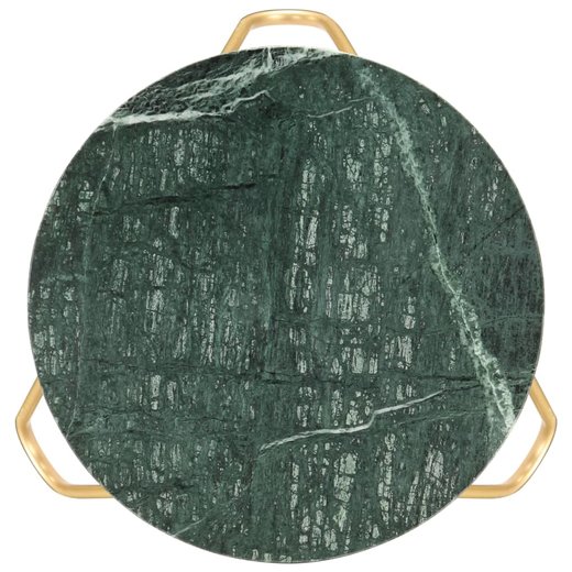 Couchtisch Grn 404040 cm Echtstein in Marmoroptik