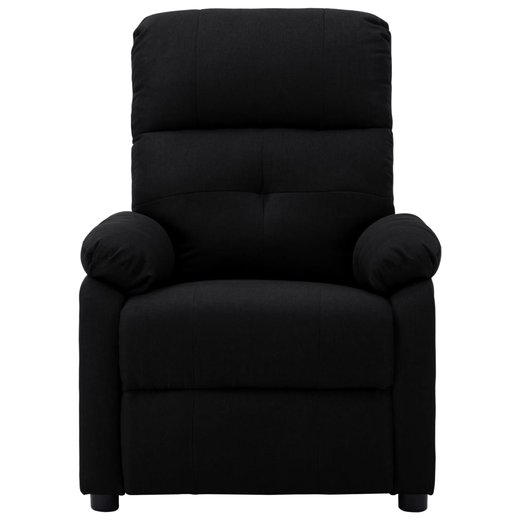 Liegesessel Schwarz Stoff
