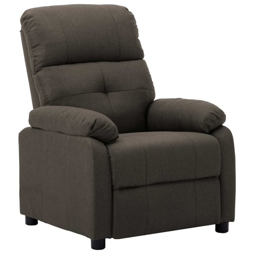 Liegesessel Taupe Stoff