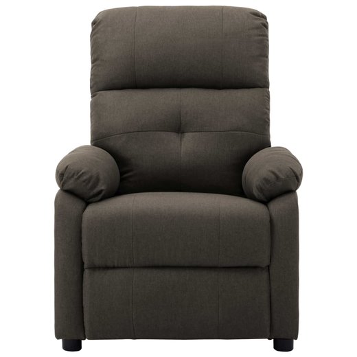 Liegesessel Taupe Stoff