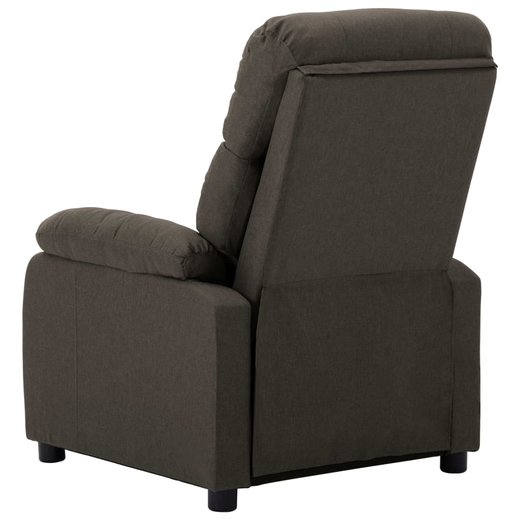 Liegesessel Taupe Stoff