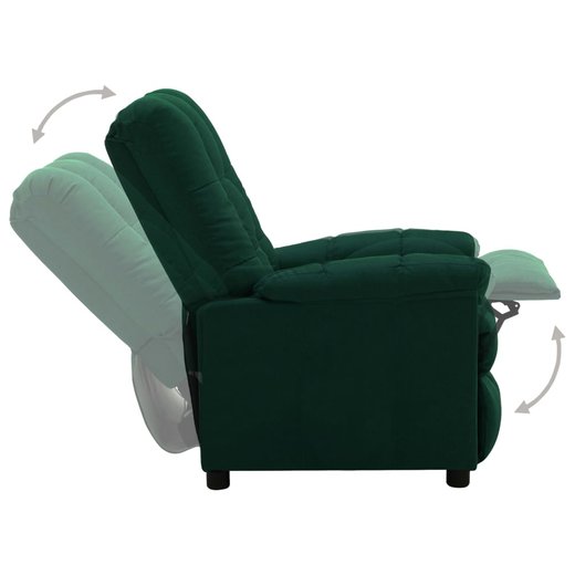 Relaxsessel Dunkelgrn Stoff