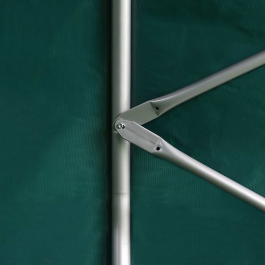 Weidezelt PVC 3,7x3,7 m Grn
