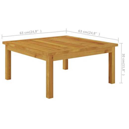 8-tlg. Garten-Lounge-Set mit Kissen Cremewei Massivholz Akazie