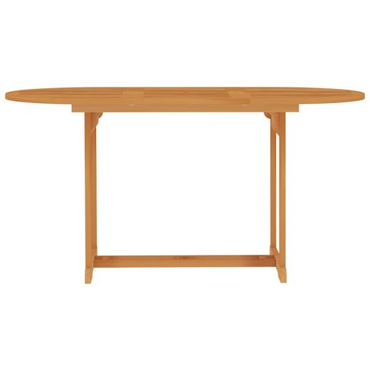 7-tlg. Garten-Essgruppe Massivholz Teak
