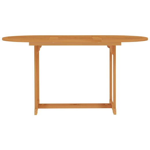 7-tlg. Garten-Essgruppe mit Grauen Kissen Massivholz Teak