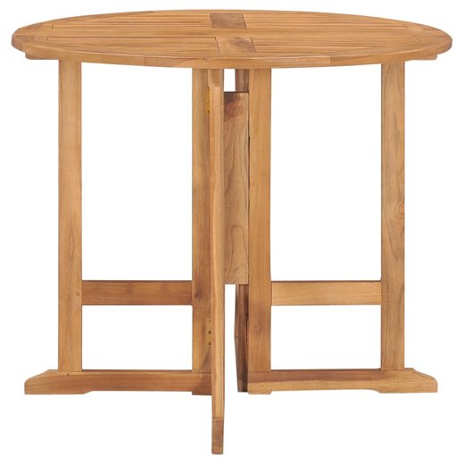 5-tlg. Garten-Essgruppe Klappbar Massivholz Teak