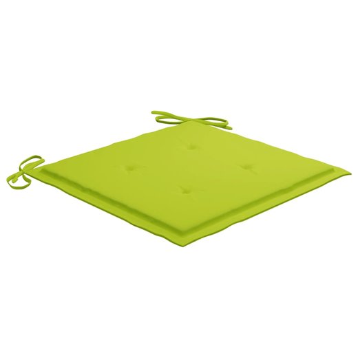 Klappbare Gartensthle 2 Stk. mit Kissen Massivholz Akazie