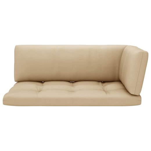 2-Sitzer-Palettensofa mit Kissen Wei Imprgniertes Kiefernholz