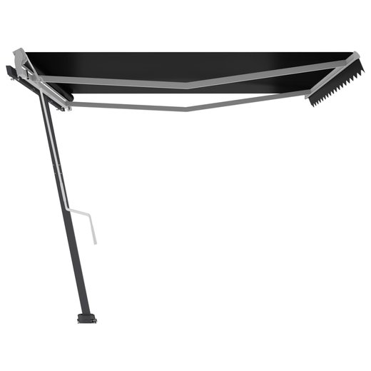 Standmarkise Einziehbar Handbetrieben 450x300 cm Anthrazit